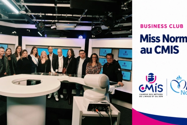 Retour sur la soirée du Business Club Miss Normandie au CMIS : rencontres professionnelles, échanges et découverte des plateaux techniques du campus.