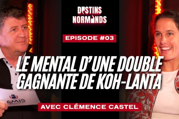 Clémence Castel invitée de l’épisode 3 de Destins Normands, interviewée par Bruno Fontaine pour le podcast produit par le CMIS en Normandie.