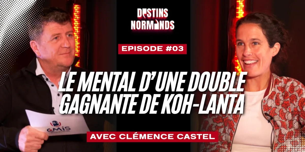 Clémence Castel invitée de l’épisode 3 de Destins Normands, interviewée par Bruno Fontaine pour le podcast produit par le CMIS en Normandie.