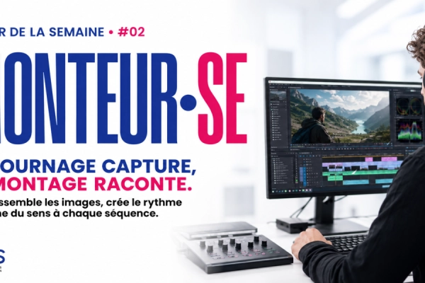 Monteur vidéo – Métier de la semaine au CMIS à Caen