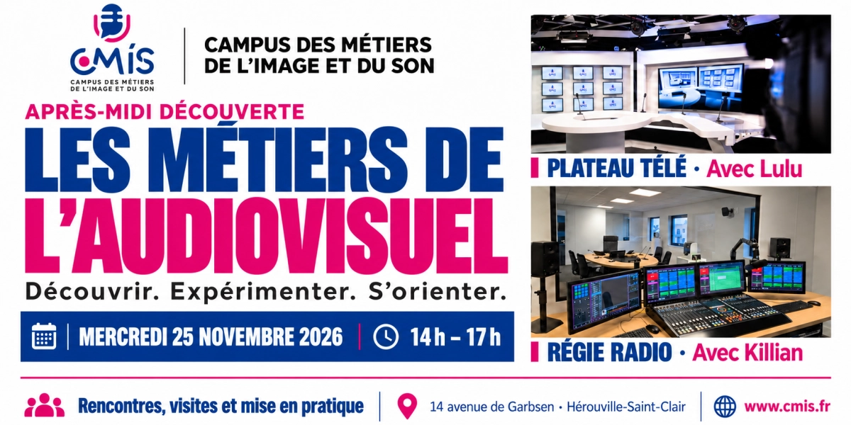 Après-midi découverte au CMIS : l’audiovisuel près de Caen